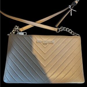 KARL LAGERFELD Charlotte Pebble crossbody